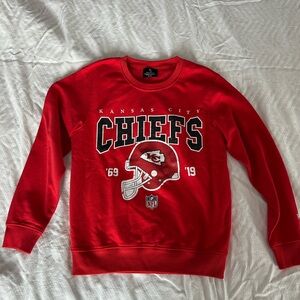 Peace Collective Kansas Chiefs Red Crewneck Sweater